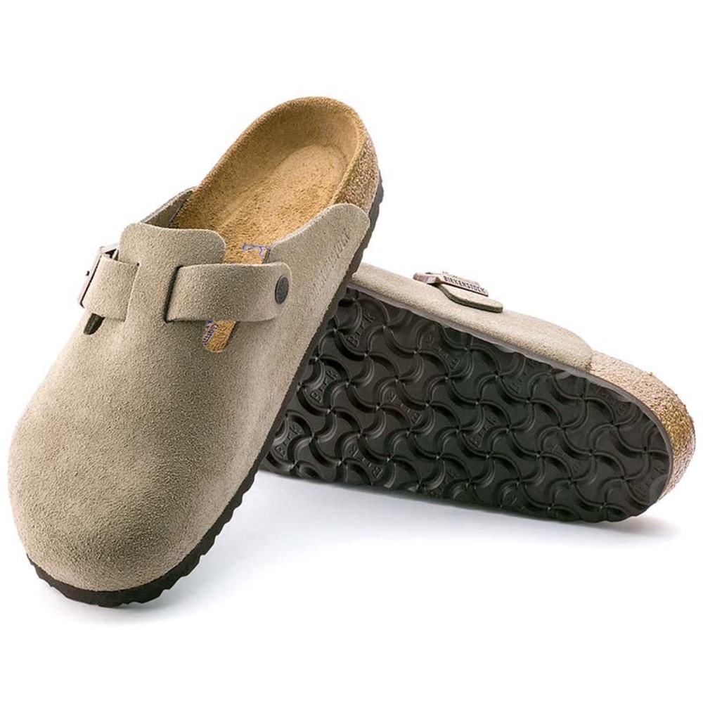 Birkenstock Boston Suede Slip-On Clogs